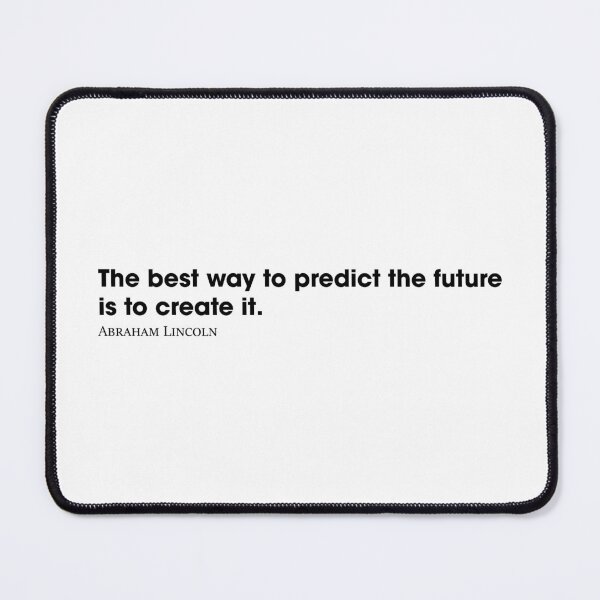 Item preview, Create Future Lincoln Inspirational Typography Art designed and sold by Osmose-Studio ⭐⭐⭐⭐⭐.
