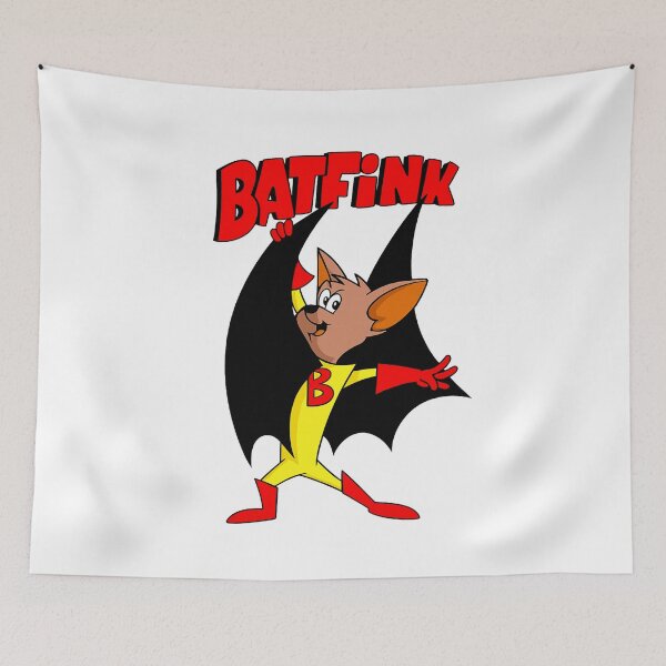Item preview, Vintage Batfink Superhero Illustration with 1960s Saturday Morning Cartoon Flair designed and sold by Analog Aura .