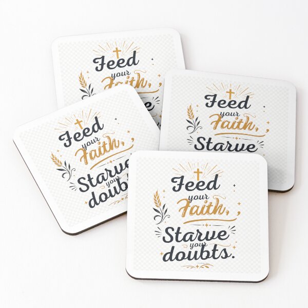 Item preview, Feed your Faith, Starve your doubts designed and sold by MoonglowGraphic.