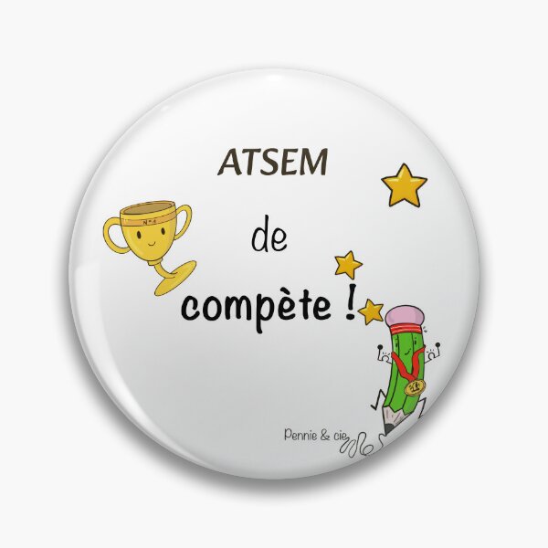 Item preview, A top-notch ATSEM (school assistant) – a funny gift idea to thank a kindergarten ATSEM designed and sold by Pennie & cie.