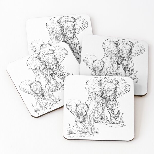 Item preview, "African Elephants" designed and sold by TheCollywobbles.