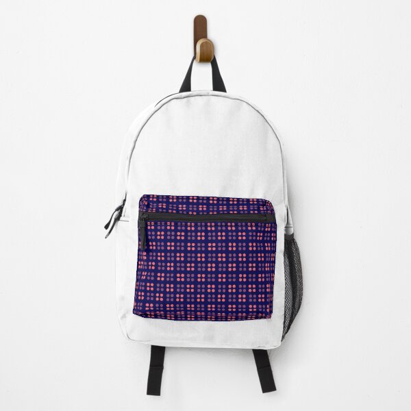 Item preview, Retro Dot Pattern Navy Coral Seamless Geometric Design: Dark Blue Abstract Halftone Art designed and sold by NocturnalEngg.