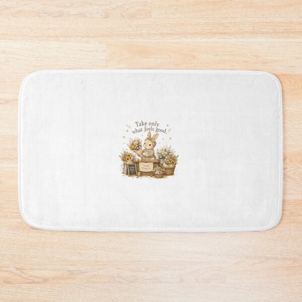 Item preview, Take Only What Feels Good Flower Bunny Farmers Market designed and sold by AQUILAKREO.