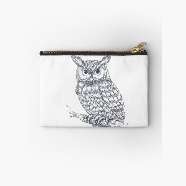 Item preview, Nocturnal Owl Mystical Ink Drawing designed and sold by Nocturnal Ink Studio.