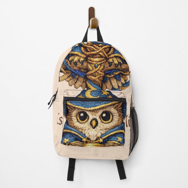 Item preview, Owl Wisdom Pixel Medieval Magic | Cottagecore Embroidery Art designed and sold by doinitzart.