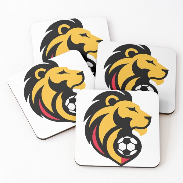 Item preview, Belgian Soccer Lion Fan Logo designed and sold by JaaGo PopLab.