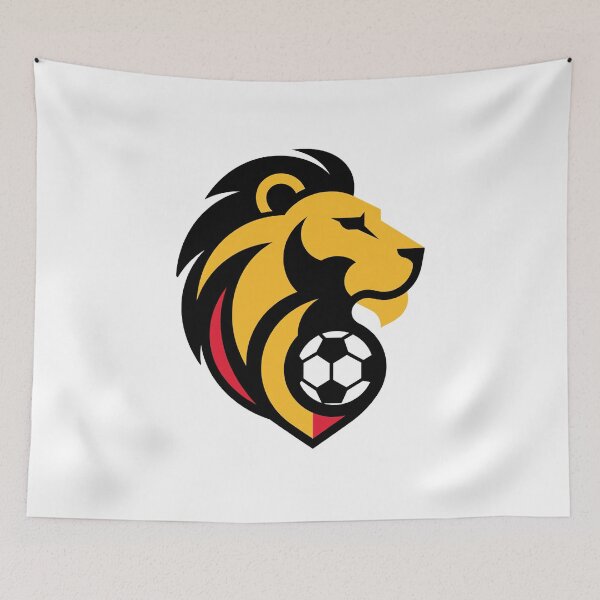 Item preview, Belgian Soccer Lion Fan Logo designed and sold by JaaGo PopLab.
