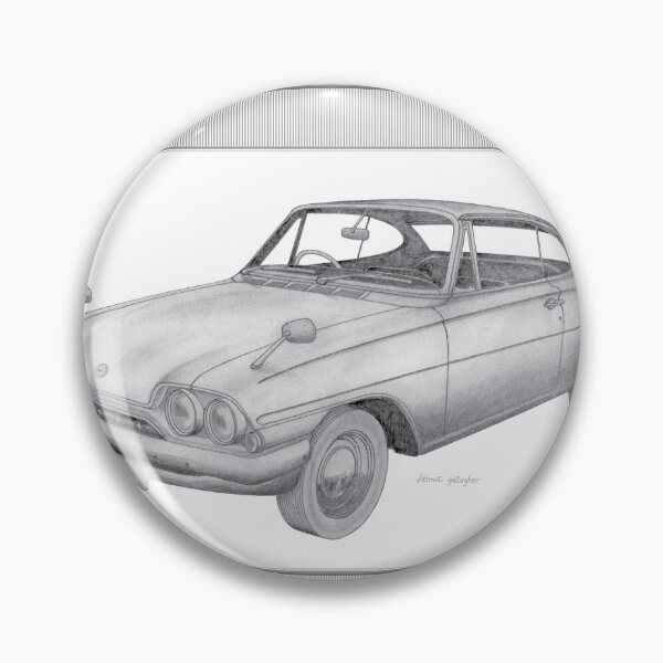Item preview, Ford Consul Capri Coupé Hand-drawn designed and sold by Classic Car Art Drawings.