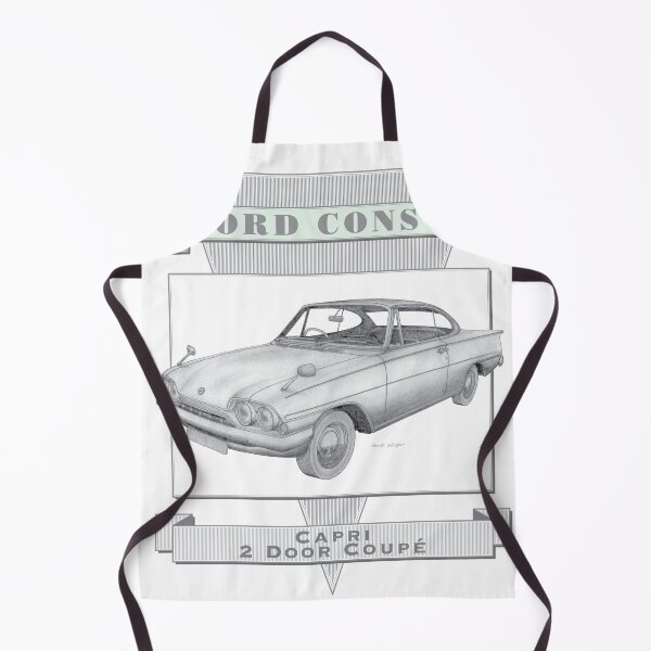 Item preview, Ford Consul Capri Coupé Hand-drawn designed and sold by Classic Car Art Drawings.