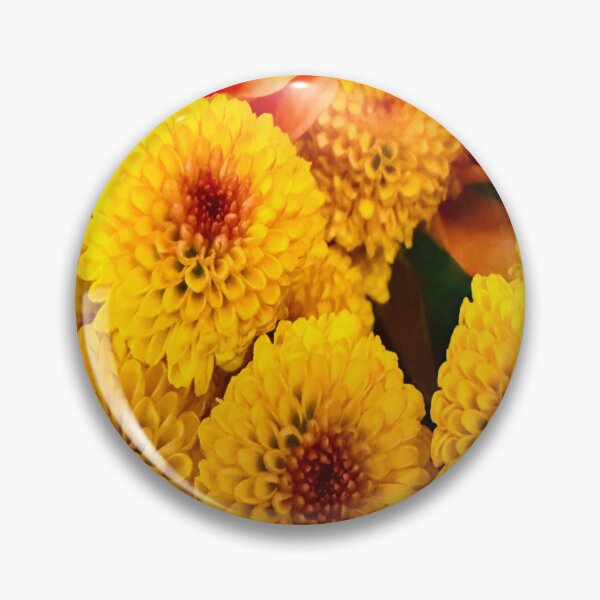 Item preview, Golden Yellow Chrysanthemum and Orange Gerbera Bouquet designed and sold by BalkanBloom.