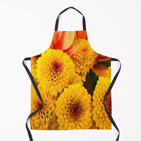 Item preview, Golden Yellow Chrysanthemum and Orange Gerbera Bouquet designed and sold by BalkanBloom.