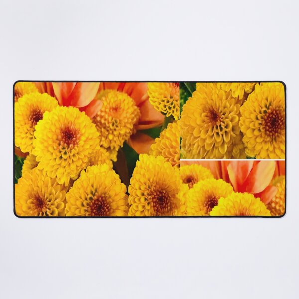 Item preview, Golden Yellow Chrysanthemum and Orange Gerbera Bouquet designed and sold by BalkanBloom.
