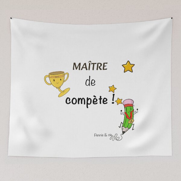 Item preview, Master of Competition – Funny Gift Idea for Primary School Teachers designed and sold by Pennie & cie.