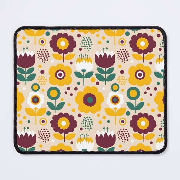 Item preview, Retro Seventies Bold Geometric Floral Pattern designed and sold by VelloomStore.
