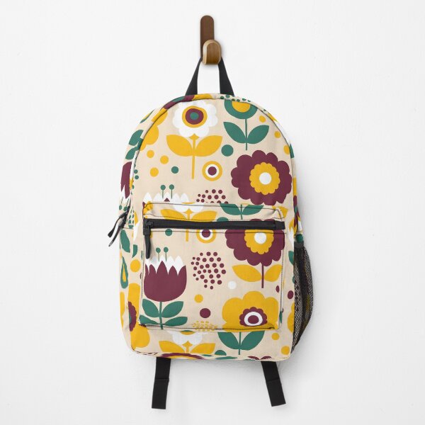 Item preview, Retro Seventies Bold Geometric Floral Pattern designed and sold by VelloomStore.