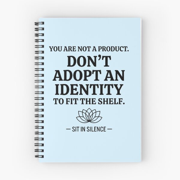Item preview, You Are Not A Product Minimalist Philosophical Quote Tee.  designed and sold by SitInSilence24.