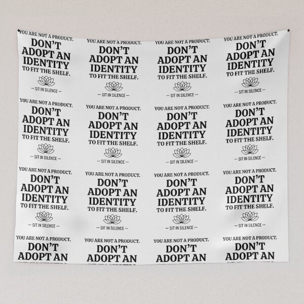 Item preview, You Are Not A Product Minimalist Philosophical Quote Tee.  designed and sold by SitInSilence24.