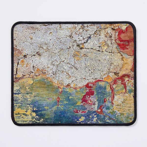 Item preview, Aqua Blue Red and Yellow Shabby Chic Grunge Texture. designed and sold by Jonnekesart.