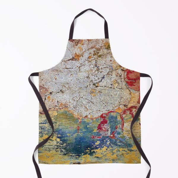 Item preview, Aqua Blue Red and Yellow Shabby Chic Grunge Texture. designed and sold by Jonnekesart.