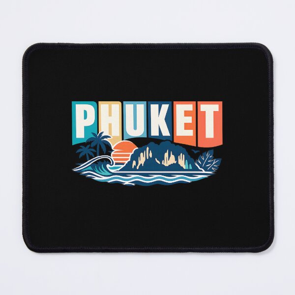 Item preview, Phuket Retro Travel Tee | Vintage Graphic Shirt designed and sold by SJarts Creative Studio.