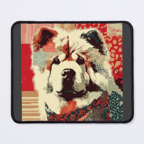 Item preview, Patchwork Chow chow puppy dog designed and sold by MendaciousMina.