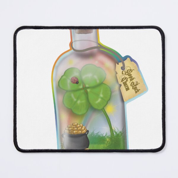 Item preview, Good Luck Charm Rainbow Bottle Art designed and sold by ALGDoodles.