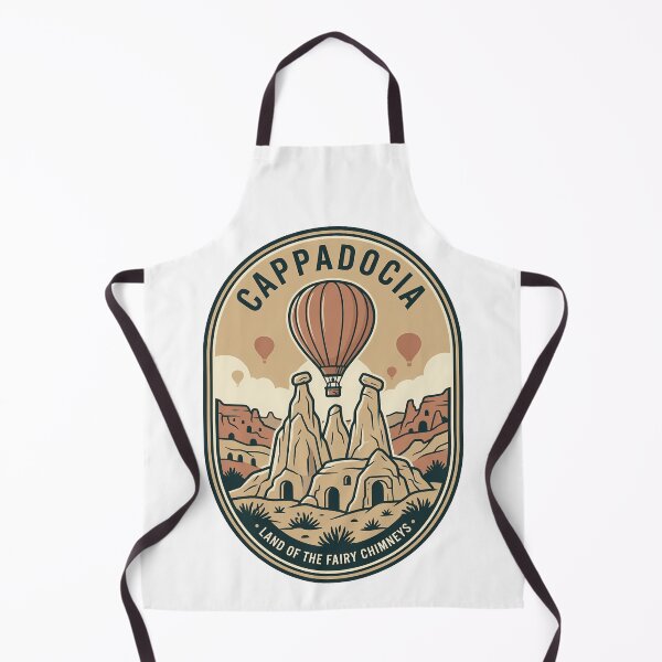 Item preview, Retro Cappadocia Hot Air Balloon Fairy Chimneys designed and sold by k3rstman1.