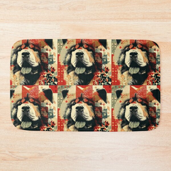Item preview, Patchwork Chow chow puppy dog designed and sold by MendaciousMina.