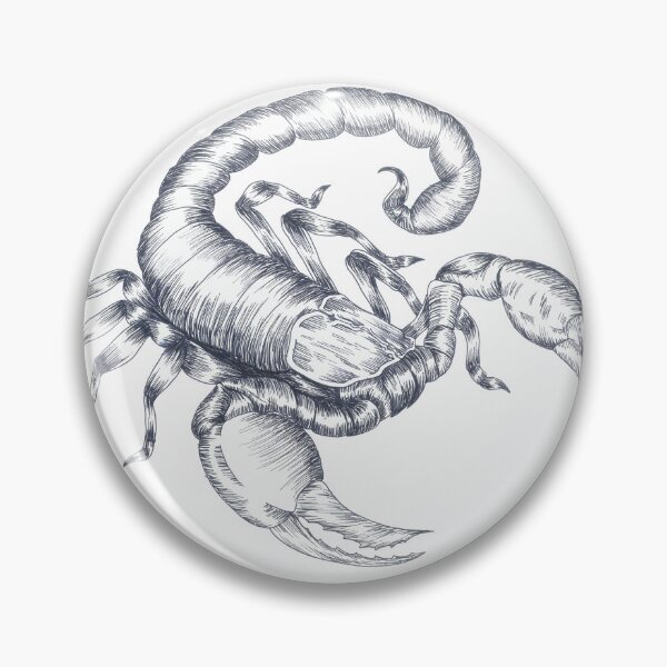 Item preview, Emperor Scorpion Hand Inked Design designed and sold by Nocturnal Ink Studio.