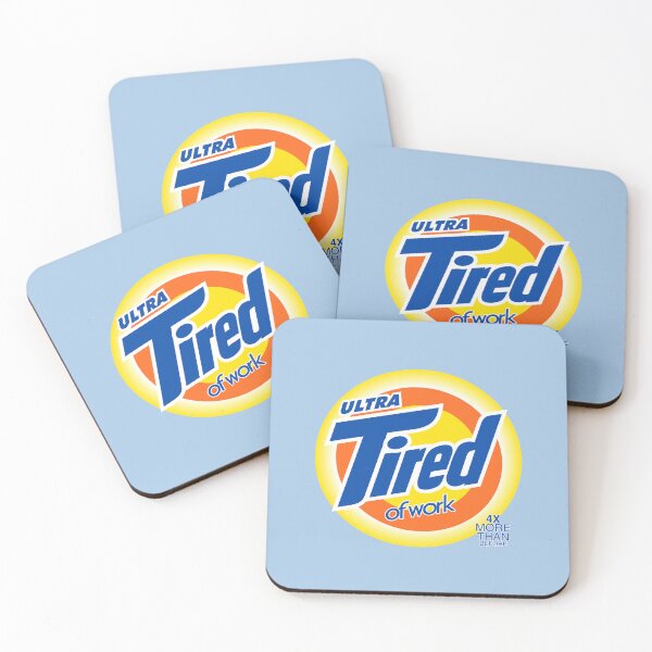 Item preview, Ultra Tired of Work – Funny Detergent Parody Logo designed and sold by VoglR.