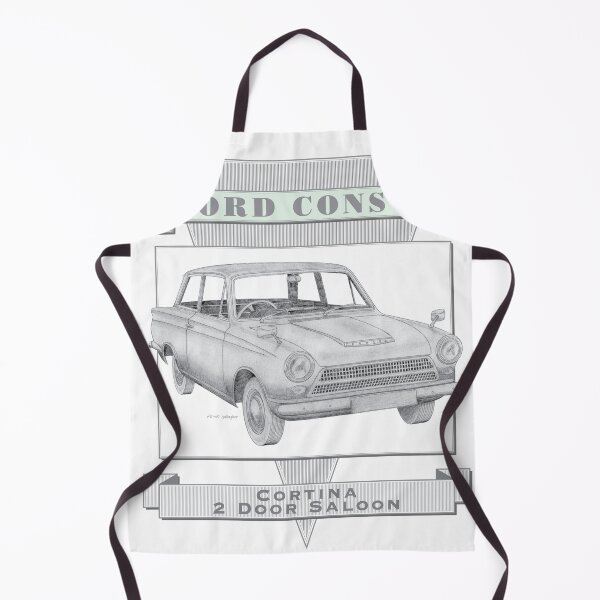 Item preview, Ford Consul Cortina 2 Door Saloon Hand-drawn designed and sold by Classic Car Art Drawings.