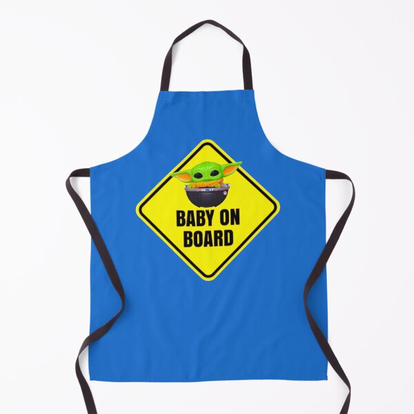 Item preview, Cute Baby Yoda On Board - Sci-Fi Child Star Car Warning Sign designed and sold by KAYAPO.