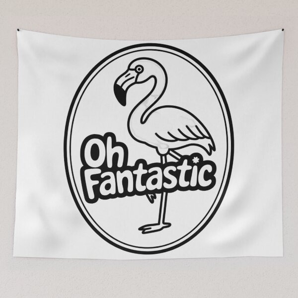 Artikelvorschau, Flamingo – Oh fantastisch! entworfen und verkauft von 123ks.