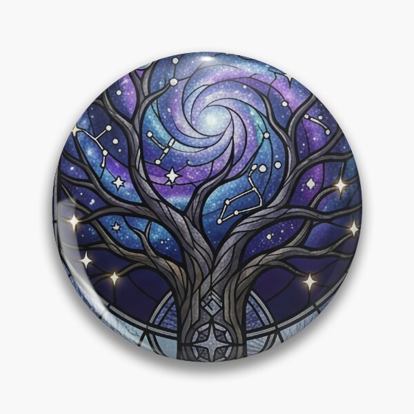 Item preview, Cosmic Tree of Life Stained Glass designed and sold by PerfectTerrible.