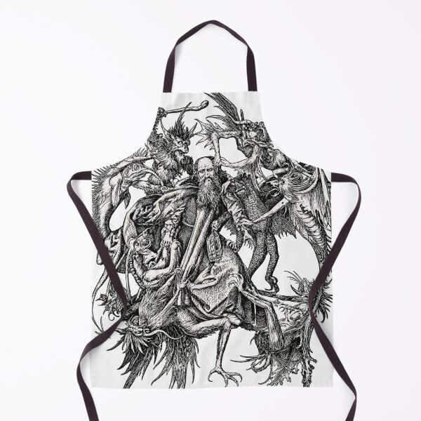 Item preview, Medieval Gothic Demon Illustration for Dark Fantasy Collectors designed and sold by RickE.