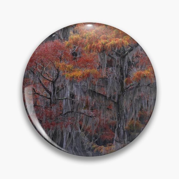 Item preview, Autumn Bald Cypress Trees in Morning Mist designed and sold by JohnManuelPhoto.