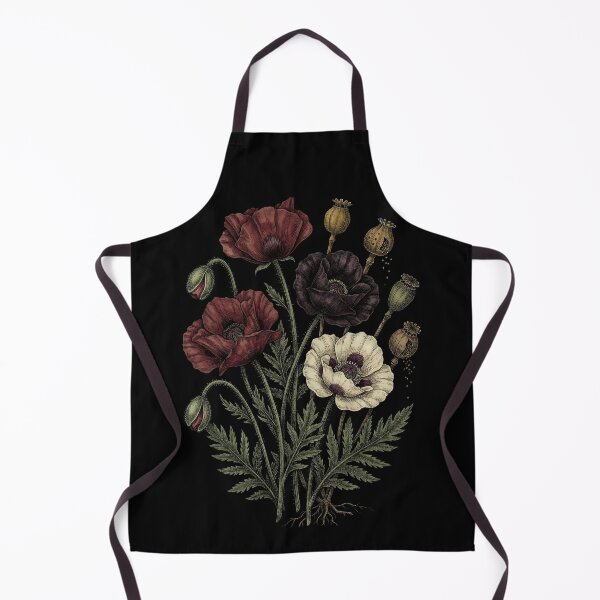 Item preview, Witchy Woodland Poppy Botanical Print designed and sold by Enyr.