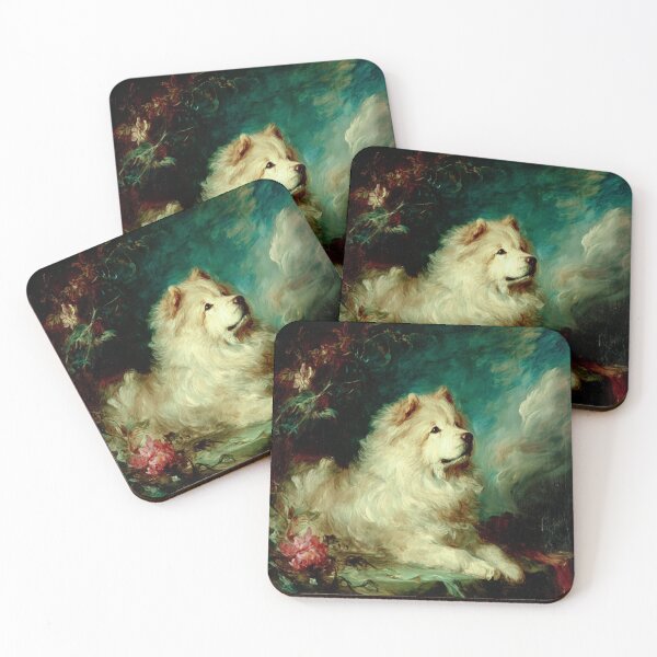 Item preview, Oil painting of a Chow chow puppy dog designed and sold by MendaciousMina.