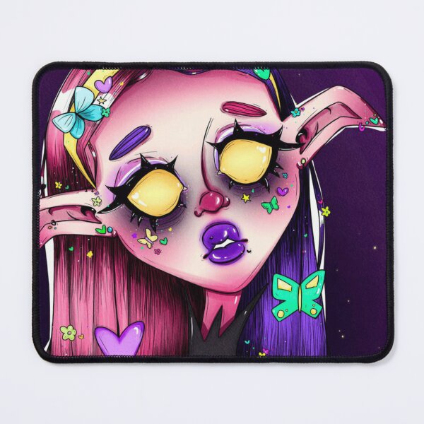 Item preview, Pastel Goth Elf Girl Glowing Eyes designed and sold by jeanYAZX.