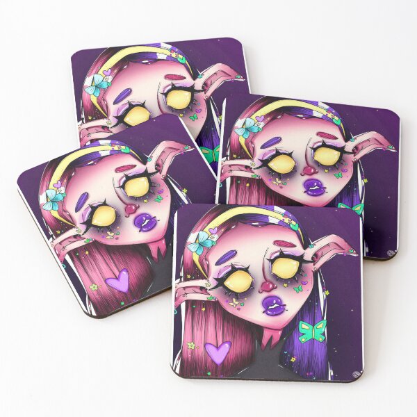 Item preview, Pastel Goth Elf Girl Glowing Eyes designed and sold by jeanYAZX.