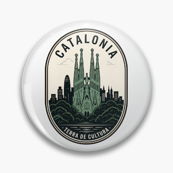 Item preview, Vintage Catalonia Barcelona Sagrada Familia City Skyline designed and sold by k3rstman1.