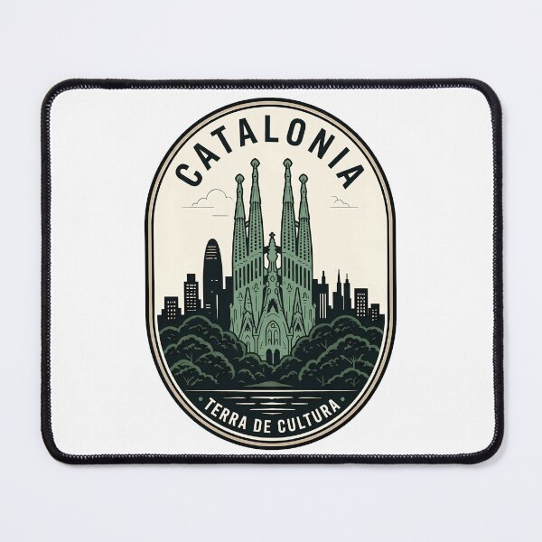 Item preview, Vintage Catalonia Barcelona Sagrada Familia City Skyline designed and sold by k3rstman1.