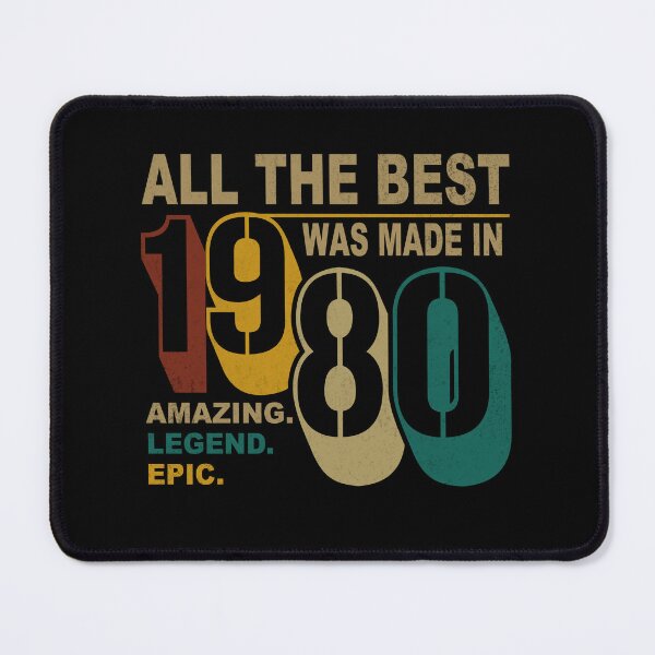 Item preview, All The Best Was Made In 1980: Retro 80s Birthday | Amazing Legend Epic designed and sold by FernaRoje.
