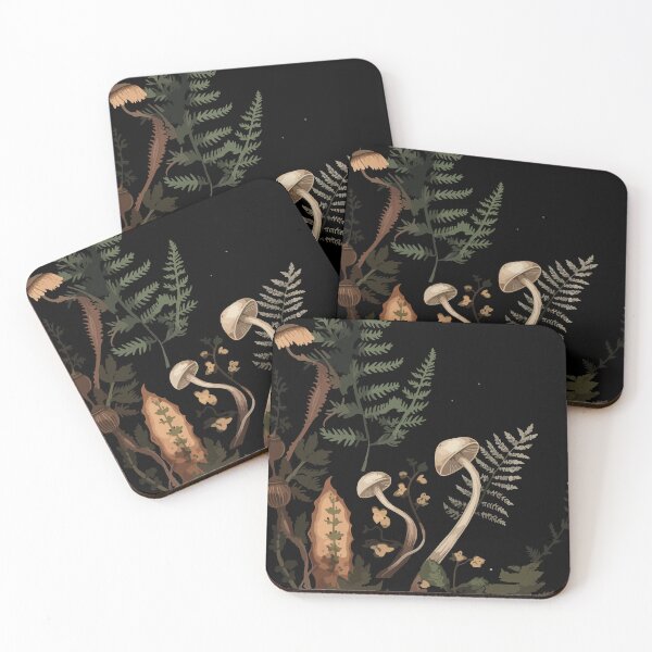 Item preview, Witchy Mushrooms and Fern designed and sold by Enyr.