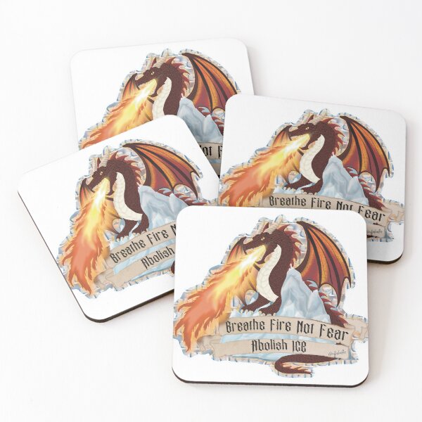 Item preview, Abolish ICE Dragon Fire Not Fear designed and sold by ALGDoodles.