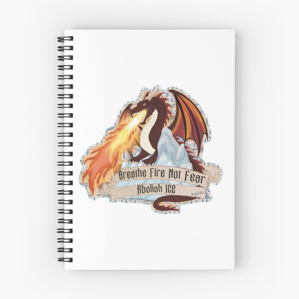 Item preview, Abolish ICE Dragon Fire Not Fear designed and sold by ALGDoodles.