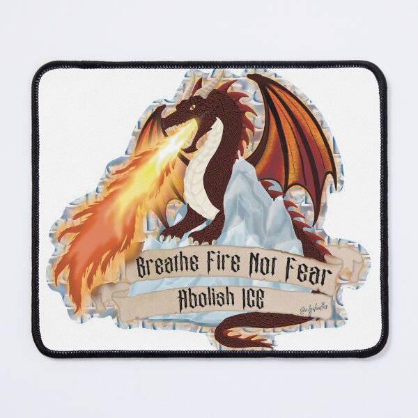 Item preview, Abolish ICE Dragon Fire Not Fear designed and sold by ALGDoodles.