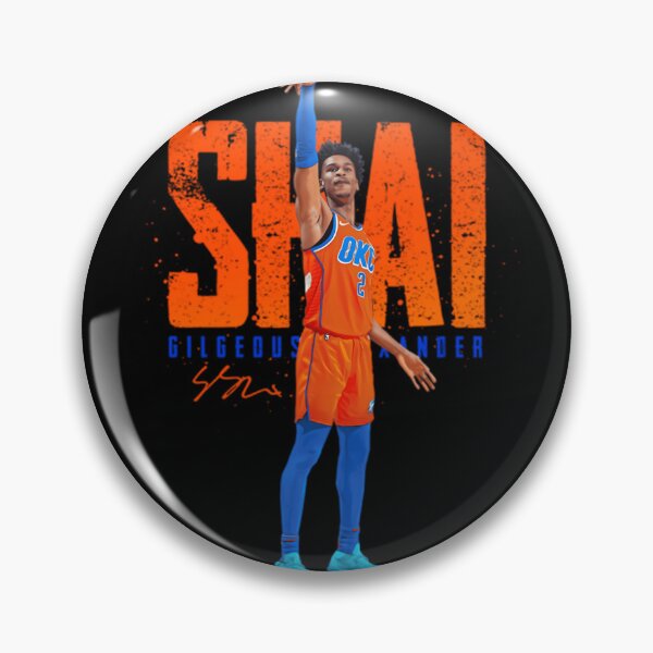 Item preview, Shai Gilgeous Alexander Orange Signature Poster Design Today designed and sold by SharoKayd.