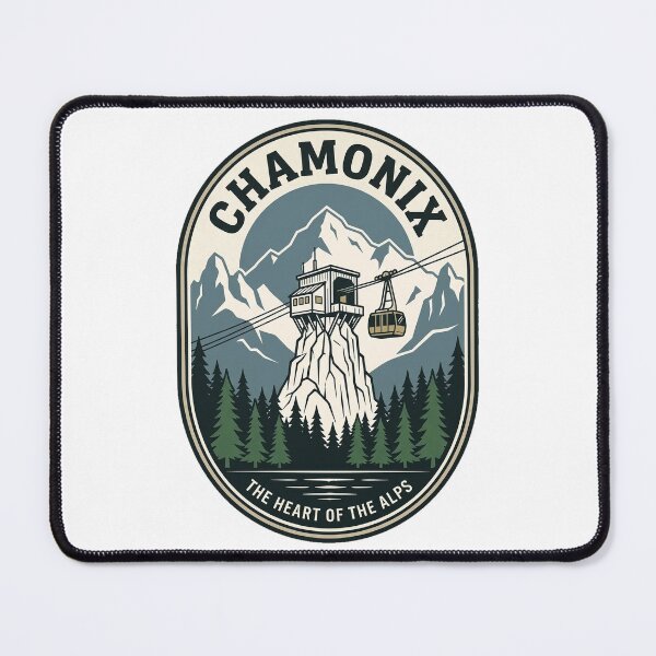 Item preview, Vintage Chamonix French Alps Mountain Cable Car designed and sold by k3rstman1.
