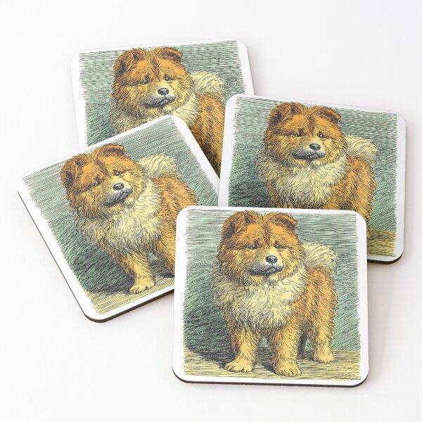 Item preview, Vintage Chow chow puppy dog designed and sold by MendaciousMina.